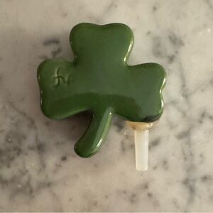 Nora Fleming shamrock mini, like new